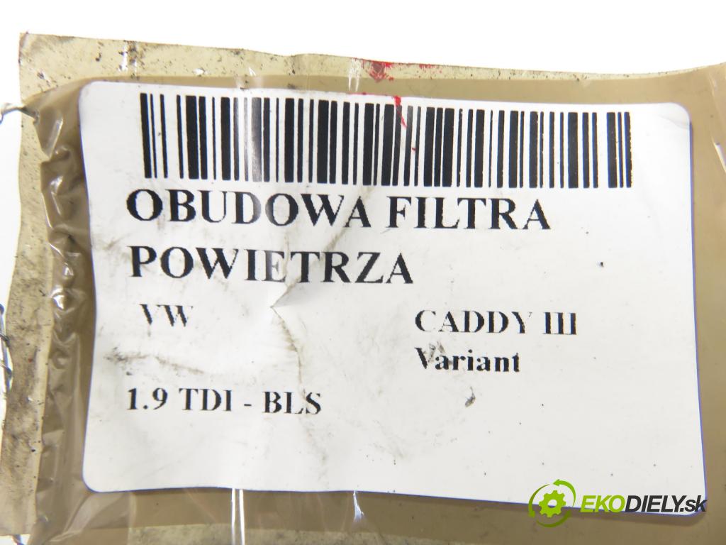 VW CADDY III Variant (2KB, 2KJ, 2CB, 2CJ) KOMBIVAN 2007 77,00 1.9 TDI PD 105 1896,00 Obal filtra vzduchu 3C0129607BA ; 3C0129601BK (Obal vzduchového filtra)