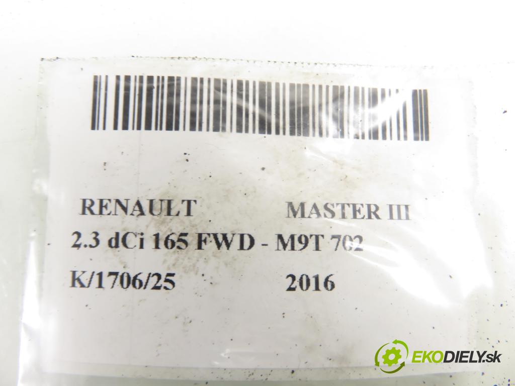 RENAULT MASTER III Platforma / podwozie (EV, HV, UV) KABINA/PLATFORMA 2016 120,00 2.3 dCi 165 FWD - M9T 702 2298,00 Webasto 9031125C (Webasto (nezávislé topení))