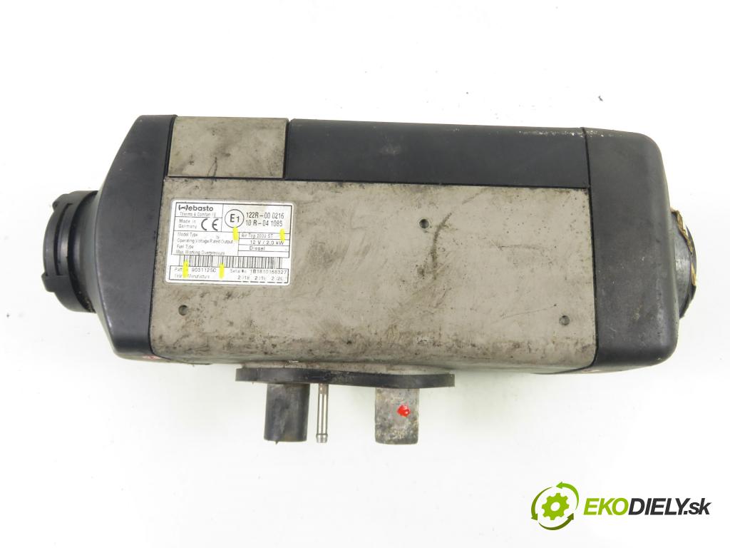 RENAULT MASTER III Platforma / podwozie (EV, HV, UV) KABINA/PLATFORMA 2016 120,00 2.3 dCi 165 FWD - M9T 702 2298,00 Webasto 9031125C (Webasto (nezávislé topení))