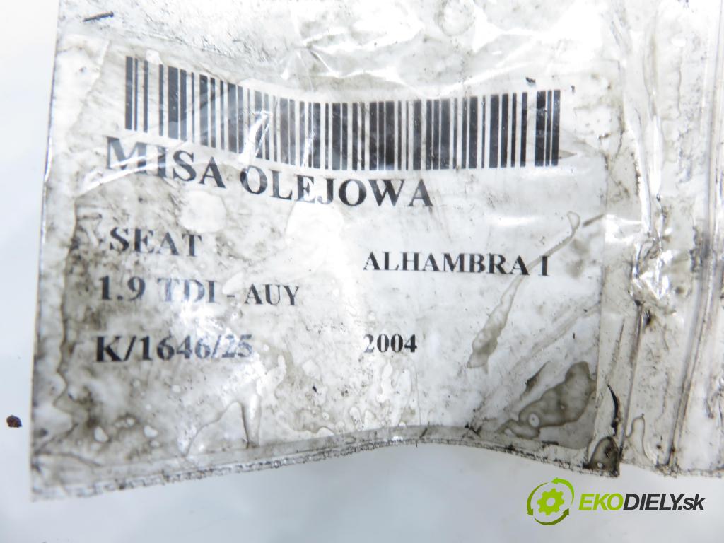 SEAT ALHAMBRA (7V8, 7V9) MINIVAN 2004 85,00 1.9 TDI PD 115 - AUY 1896,00 Vaňa olejová 038103603B ; 038103603C (Olejová vaňa)