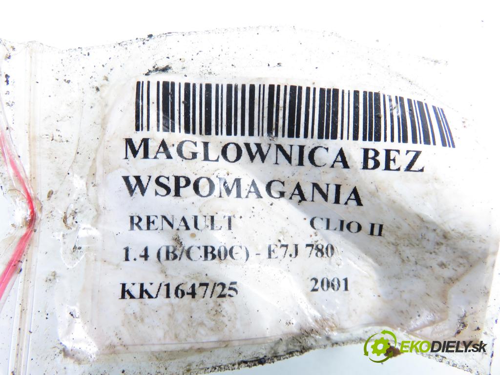 RENAULT CLIO II (BB_, CB_) HB 2001 55,00 1.4 (B/CB0C) - E7J 780 1390,00 Riadenie bez servočerpadlo 