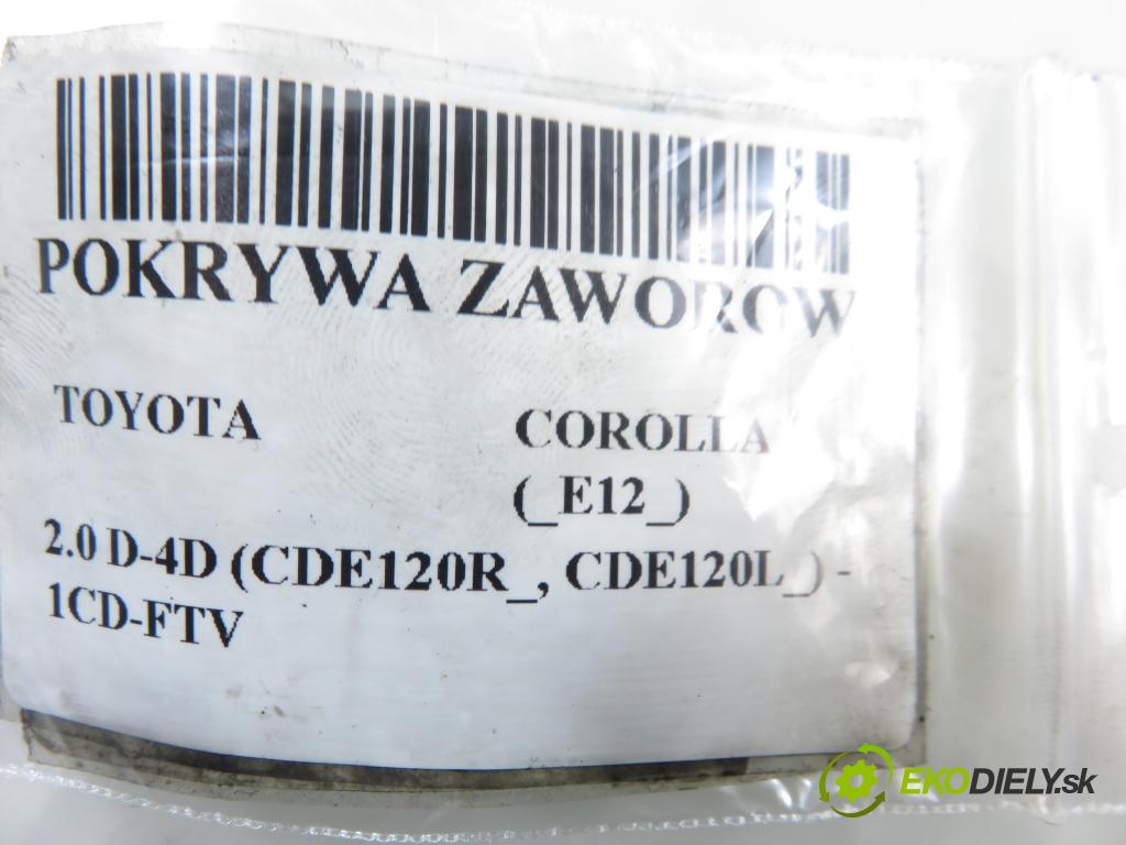 TOYOTA COROLLA (_E12_) HB 2003 85,00 2.0 D-4D 116 (CDE120R_, CDE120L_) - 1CD-FTV 1995,00 Kryt Ventilov 