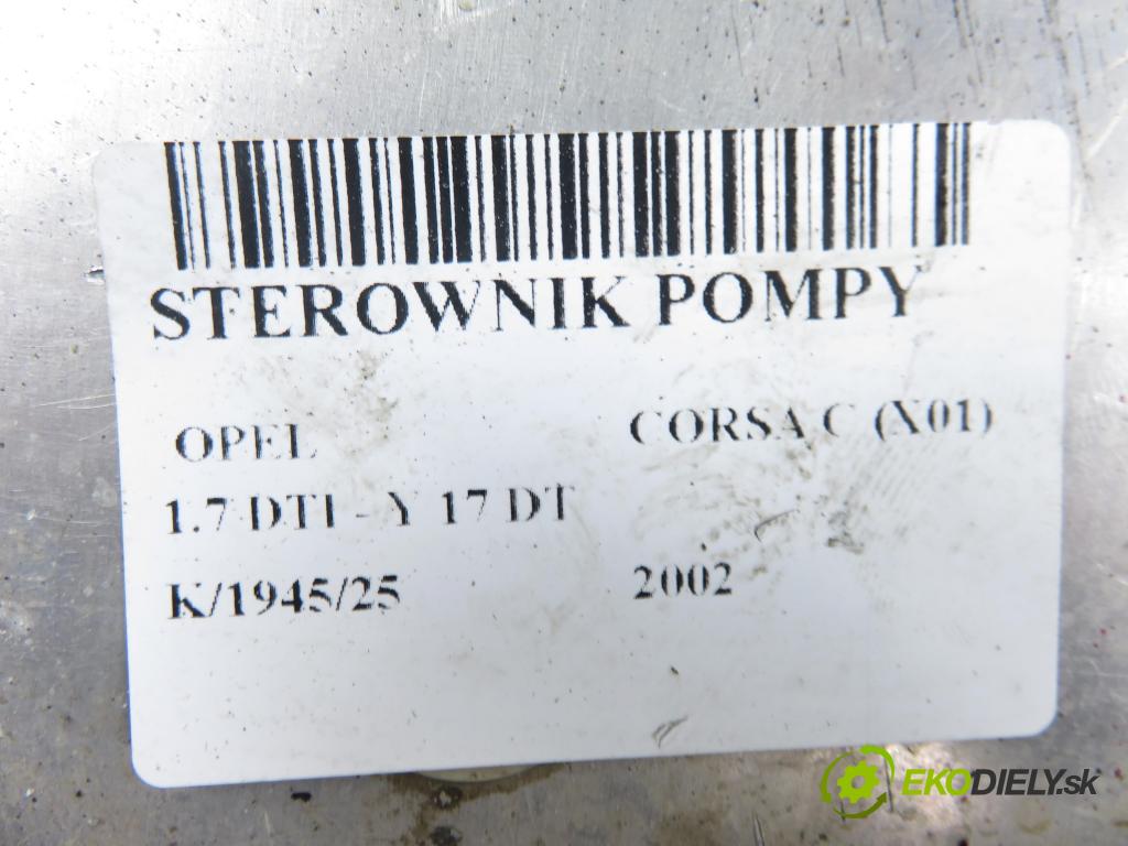 OPEL CORSA C (X01) HB 2002 55,00 1.7 DTI - Y 17 DT 1686,00 Riadiaca jednotka pumpy 8971891363 ; 16267710