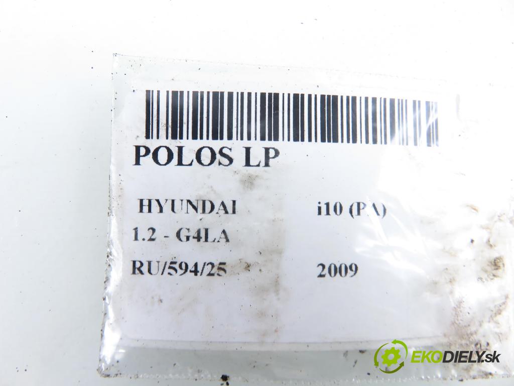 HYUNDAI i10 (PA) HB 2009 57,00 1.2 16V - G4LA 1248,00 Poloos LP