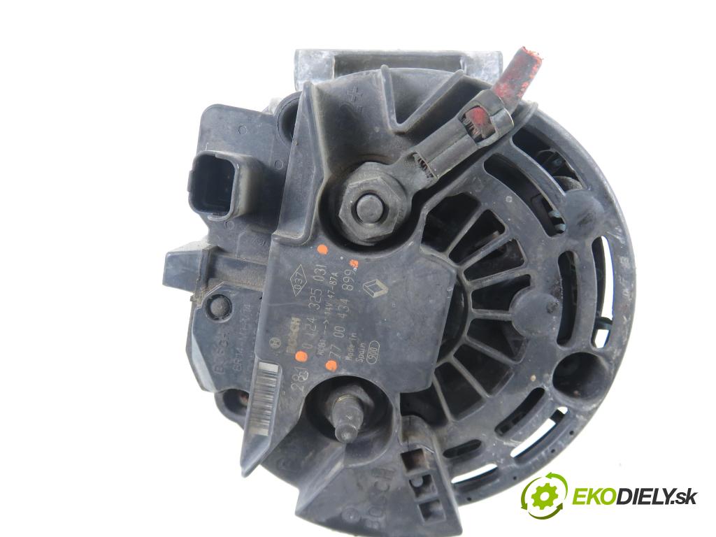 RENAULT MEGANE I (BA0/1_) HB 2002 70,00 1.4 16V 95 - K4J 750 1390,00 Alternátor 0124325031 ; 7700434899 (Alternátor)