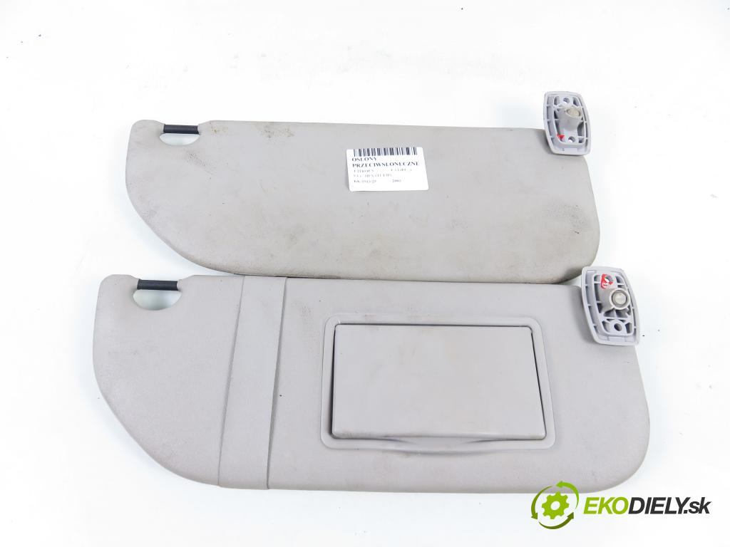 CITROEN C3 I (FC_) HB 2003 44,00 1.1 i - HFX (TU1JP) 1124,00 kryty protislnečné