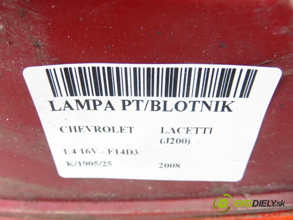 CHEVROLET LACETTI (J200) SEDAN 2008 70,00 1.4 16V - F14D3 1399,00 Svetlo pravé zadné