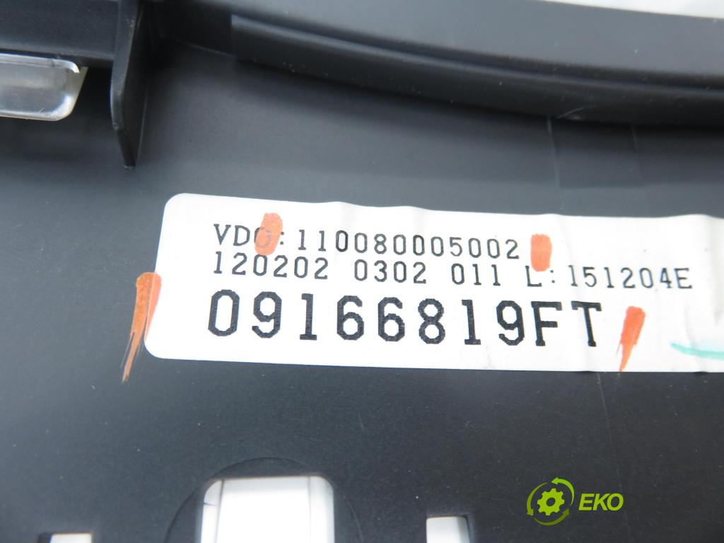 OPEL CORSA C (X01) HB 2002 55,00 1.7 DTI - Y 17 DT 1686,00 Prístrojovka elektrický 09166819FT ; 110080005002