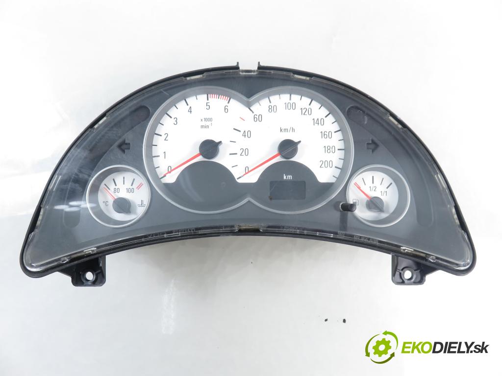 OPEL CORSA C (X01) HB 2002 55,00 1.7 DTI - Y 17 DT 1686,00 Prístrojovka elektrický 09166819FT ; 110080005002