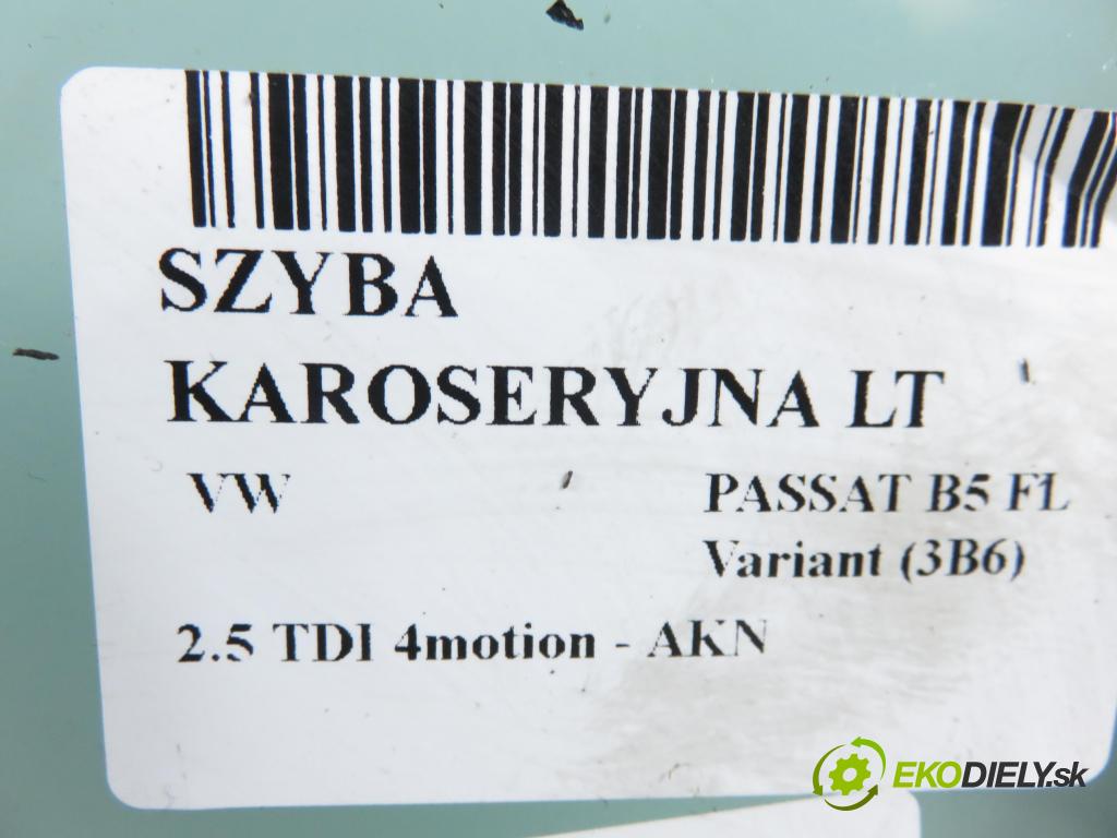 VW PASSAT B5.5 Variant (3B6) KOMBI 2002 110,00 2.5 TDI 4motion - AKN 2496,00 Okno dverí LT