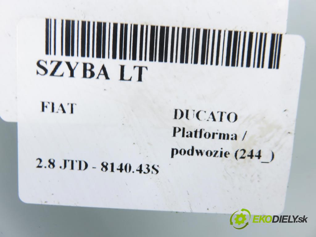 FIAT DUCATO Platforma / podwozie (244_) KABINA/PLATFORMA 2005 94,00 2.8 JTD 2798,00 Okno LT