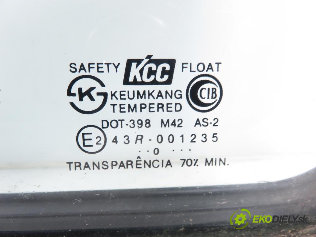HYUNDAI GALLOPER II (JK-01) TERENOWY 2001 73,00 2.5 TD intercooler - D4BH 2476,00 Okno dverí pravé zadné