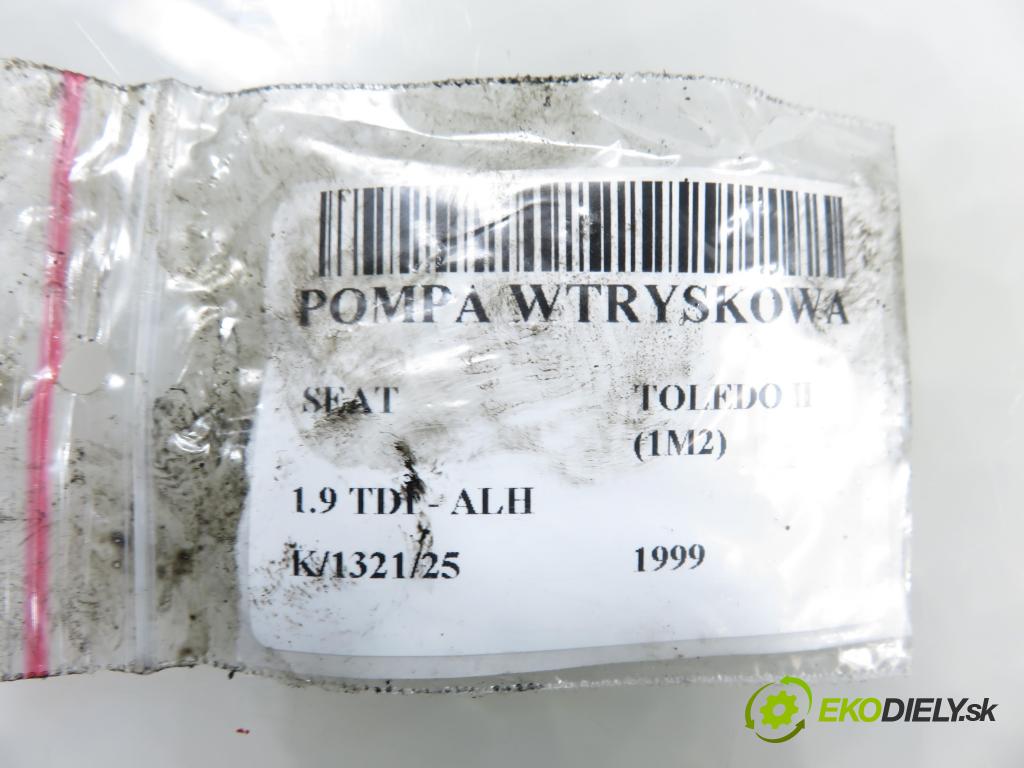 SEAT TOLEDO II (1M2) SEDAN 1999 66,00 1.9 TDI 90 - ALH 1896,00 Pumpa vstrekovacia 038130107D ; 0460404977 (Vstrekovacie čerpadlo)