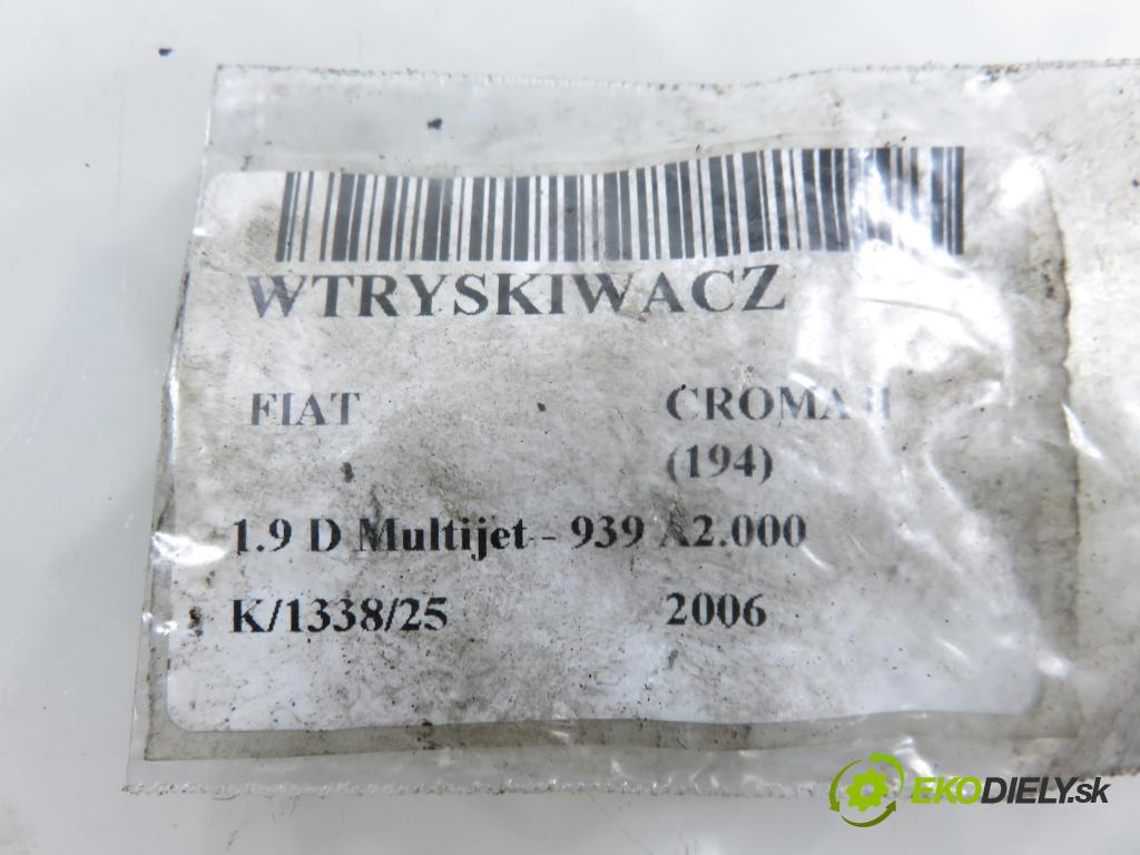 FIAT CROMA (194_) KOMBI 2006 110,00 1.9 D Multijet 150 - 939 A2.000 1910,00 vstrekovač 0445110243 (Vstrekovač paliva)