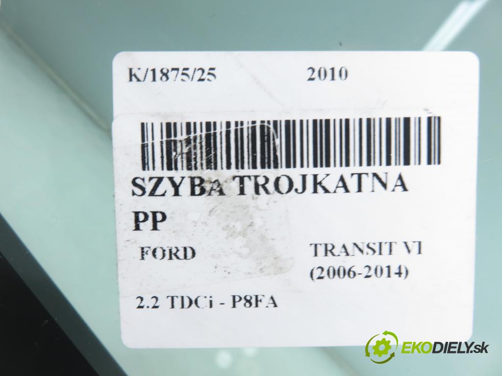FORD TRANSIT TOURNEO Autobus BUS 2010 63,00 2.2 TDCi - P8FA 2198,00 Okno TROJUHOLNÍKÝ PP 