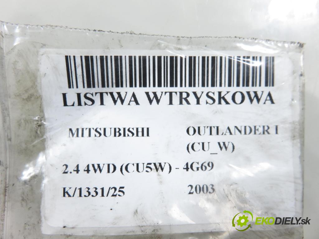 MITSUBISHI OUTLANDER I (CU_W) SUV 2003 118,00 2.4 4WD 160 (CU5W) - 4G69 2378,00 lišta vstřikovací  (Vstřikovací lišta)