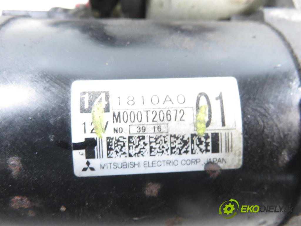 MITSUBISHI OUTLANDER I (CU_W) SUV 2003 118,00 2.4 4WD 160 (CU5W) - 4G69 2378,00 Štartér M000T20672 (Štartér)