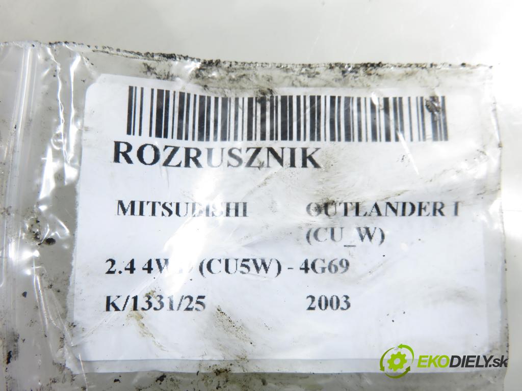 MITSUBISHI OUTLANDER I (CU_W) SUV 2003 118,00 2.4 4WD 160 (CU5W) - 4G69 2378,00 Štartér M000T20672 (Štartér)