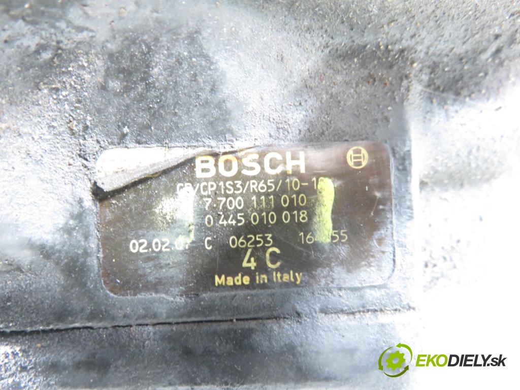 RENAULT SCENIC I (JA0/1_) MINIVAN 2000 75,00 1.9 dCi 102 - F9Q 732 1870,00 Pumpa vysokého tlaku 7700111010 ; 0445010018