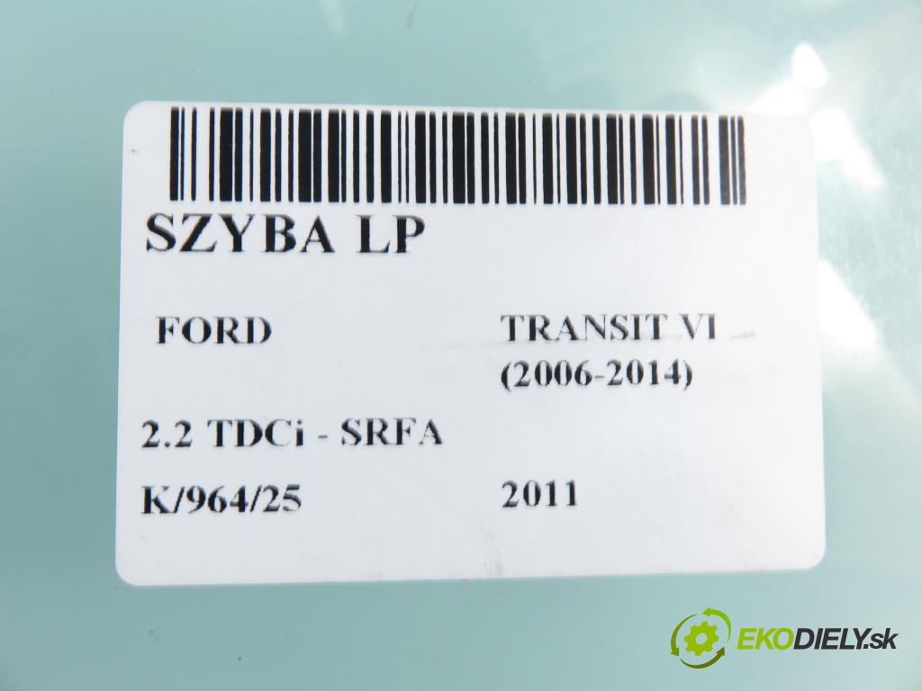 FORD TRANSIT Furgon (FA_ _) FURGON 2011 85,00 2.2 TDCi - SRFA 2198,00 Okno LP 