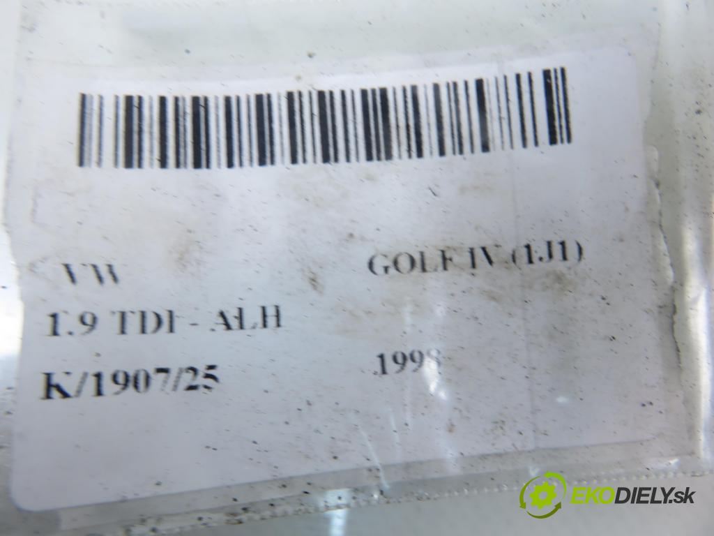 VW GOLF IV (1J1) HB 1998 66,00 1.9 TDI 90 - ALH 1896,00 Štartér 02A911023R ; 0001125012 ; 0001125013 (Štartér)