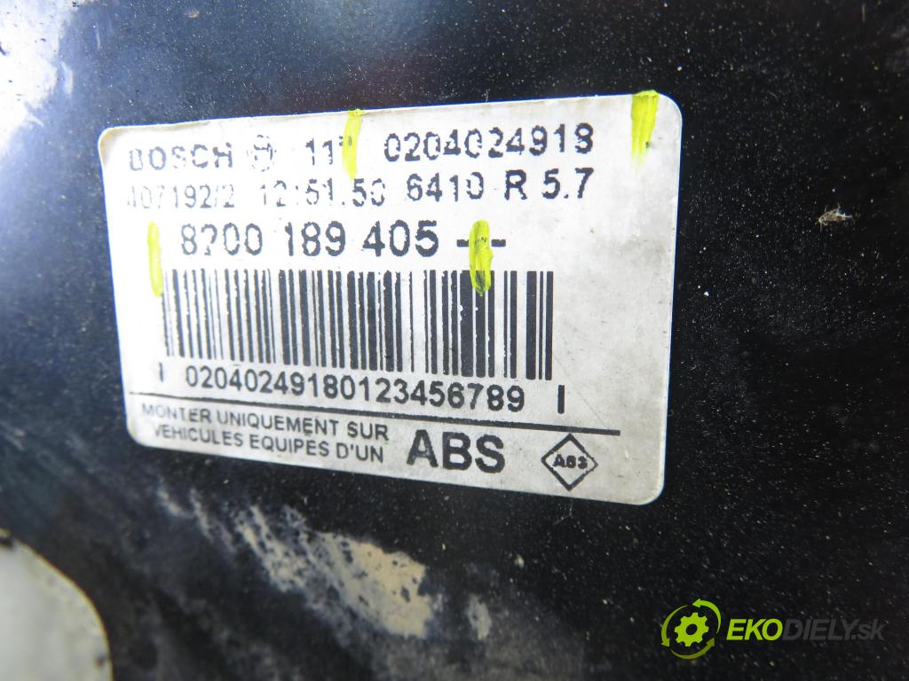 RENAULT MASTER II Skrzynia (FD) FURGON 2006 66,00 2.2 dCI 90 - G9T 750 2188,00 Posilovač 8200189405 ; 0204024918 (Servočerpadlo)