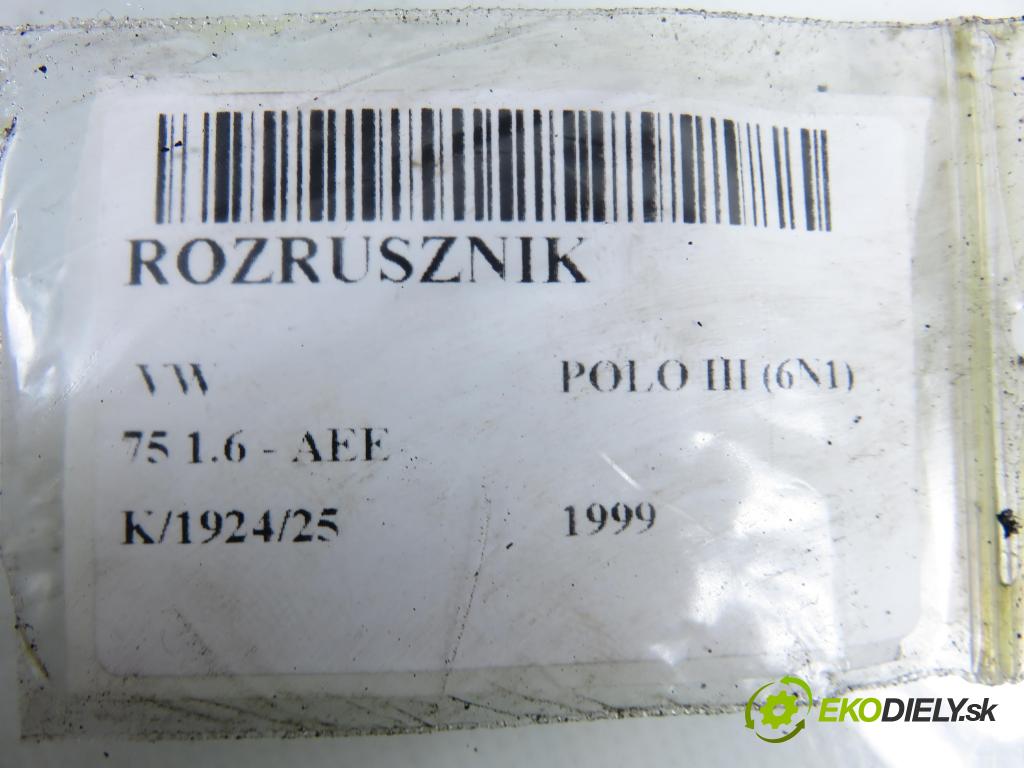 VW POLO (6N1) HB 1999 55,00 75 1.6 - AEE 1598,00 Štartér 036911023S ; 0001107025 ; 0001107026 (Štartér)