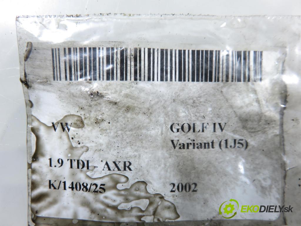 VW GOLF IV Variant (1J5) KOMBI 2002 74,00 1.9 TDI PD 101 - AXR 1896,00 vstříkovač 038130073AG ; 0414720215 (Vstřikovač paliva)