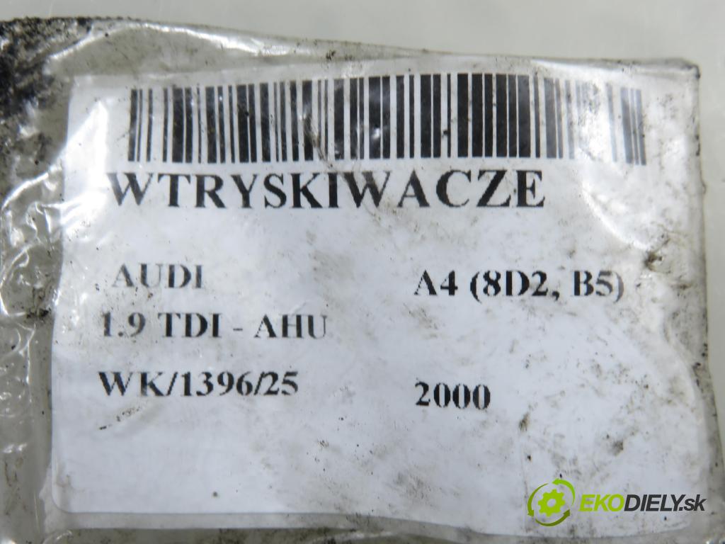 AUDI A4 (8D2, B5) SEDAN 2000 66,00 1.9 TDI - AHU 1896,00 Vstrekovacie ventily 028130201J ; 028130201G (Vstrekovací ventil)