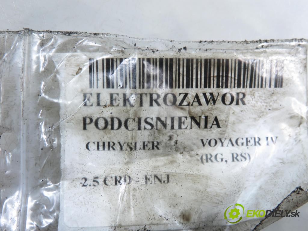 CHRYSLER VOYAGER IV (RG, RS) MINIVAN 2002 105,00 2.5 CRD 143 - ENJ 2499,00 ELEKTROVENTIL: VAKUUM: 4707863AA