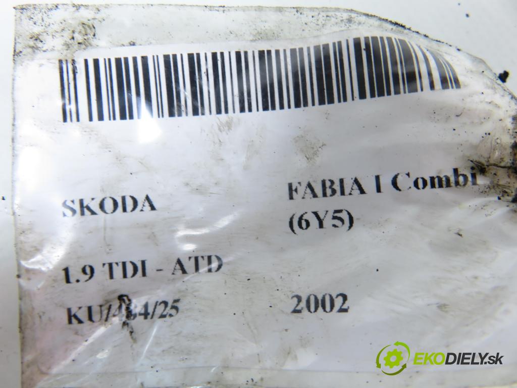 SKODA FABIA I Combi (6Y5) KOMBI 2002 74,00 1.9 TDI - ATD 1896,00 Vstrekovač 038130073AJ ; 0414720037 (Vstrekovač paliva)