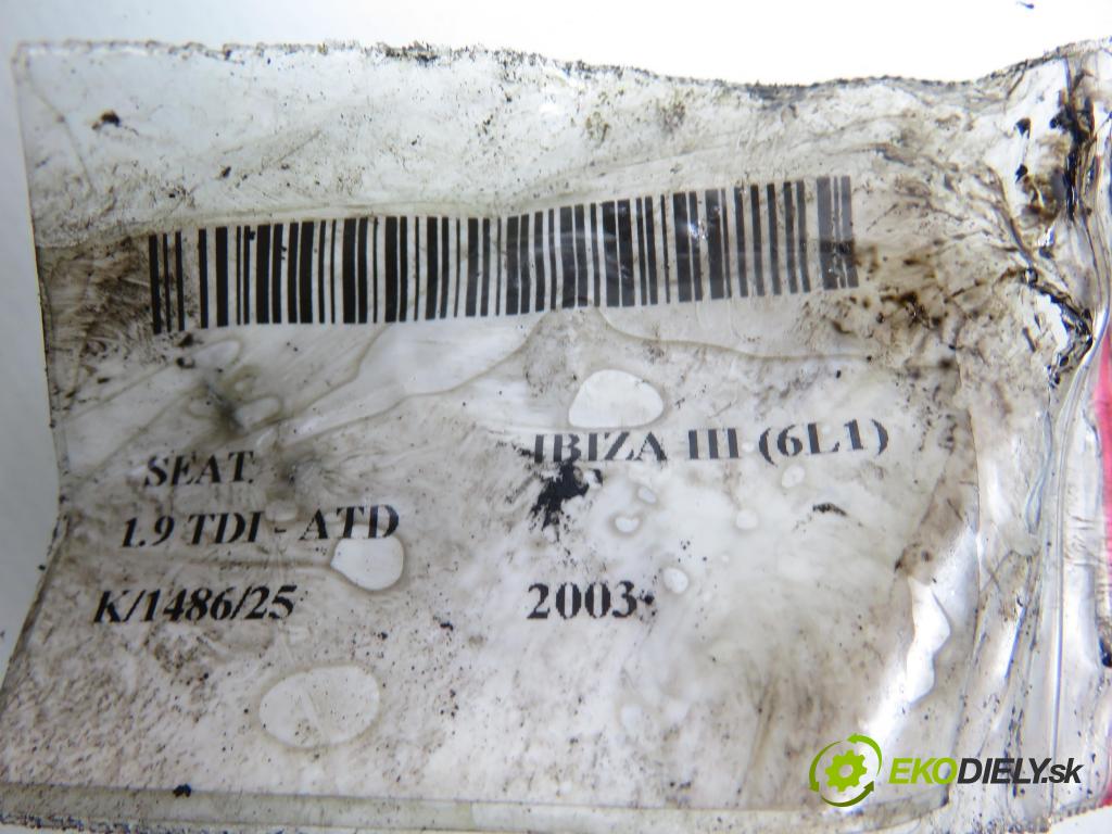 SEAT IBIZA III (6L1) HB 2003 74,00 1.9 TDI - ATD 1896,00 Vstrekovač 038130073AJ ; 0414720037 (Vstrekovač paliva)
