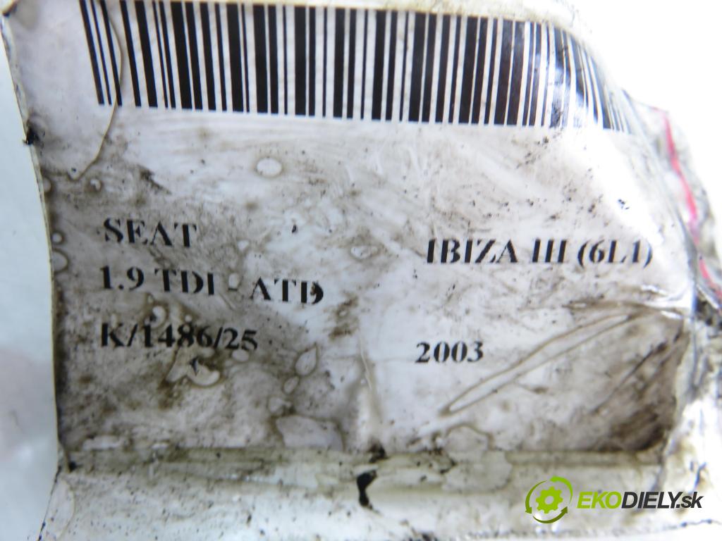 SEAT IBIZA III (6L1) HB 2003 74,00 1.9 TDI - ATD 1896,00 Vstrekovač 038130073AJ (Vstrekovač paliva)