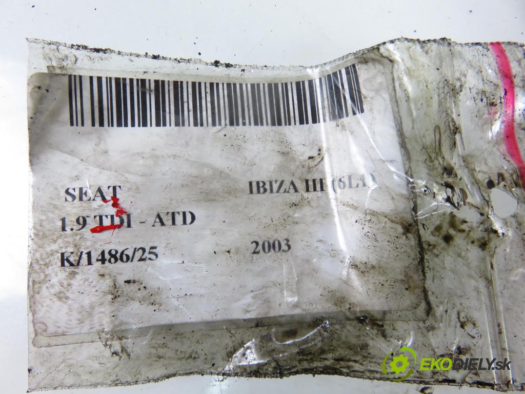 SEAT IBIZA III (6L1) HB 2003 74,00 1.9 TDI - ATD 1896,00 Vstrekovač 038130073AJ ; 0414720037 (Vstrekovač paliva)