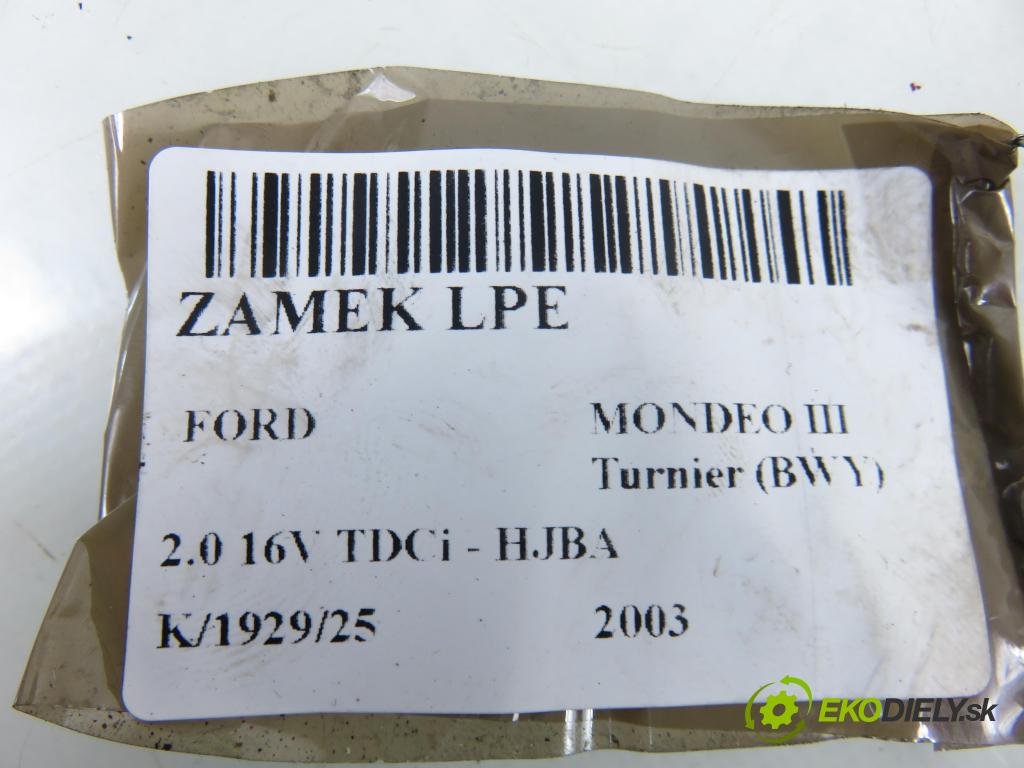 FORD MONDEO III Turnier (BWY) KOMBI 2003 85,00 2.0 16V TDCi 115 - HJBA 1998,00 zámok XS41A21813DE