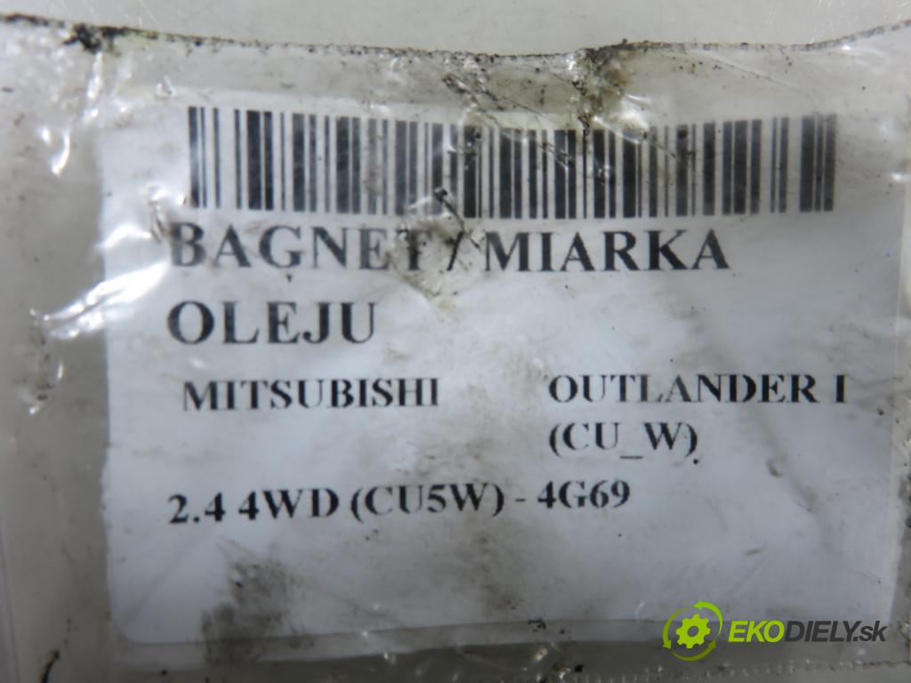 MITSUBISHI OUTLANDER I (CU_W) SUV 2003 118,00 2.4 4WD 160 (CU5W) - 4G69 2378,00 Mierka / mierka oleja 