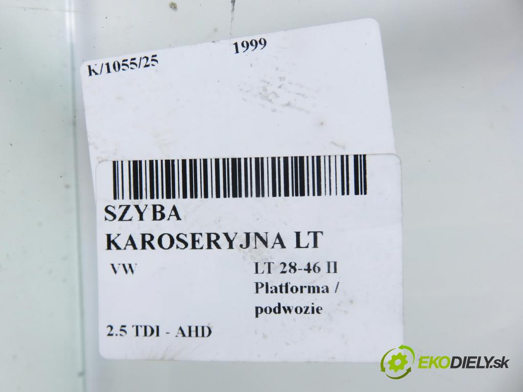VW LT 28-46 II Platforma / podwozie (2DC, 2DF, 2DG, 2DL, 2DM) KABINA/PLATFORMA 1999 75,00 2.5 TDI - AHD 2461,00 Okno dverí LT
