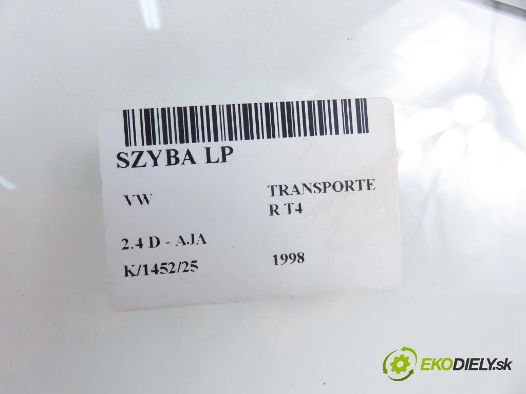 VW TRANSPORTER IV Platforma / podwozie (70E, 70L, 70M, 7DE, 7DL KABINA/PLATFORMA 1998 55,00 2.4 D - AJA 2370,00 Okno LP