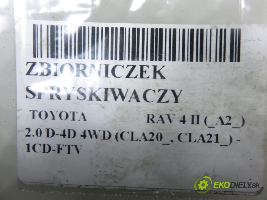 TOYOTA RAV 4 II (_A2_) SUV 2003 85,00 2.0 D-4D 4WD 116 - 1CD-FTV 1995,00 Nádržka ostrekovačov 060851045 (Kľučka dverí ostatné)