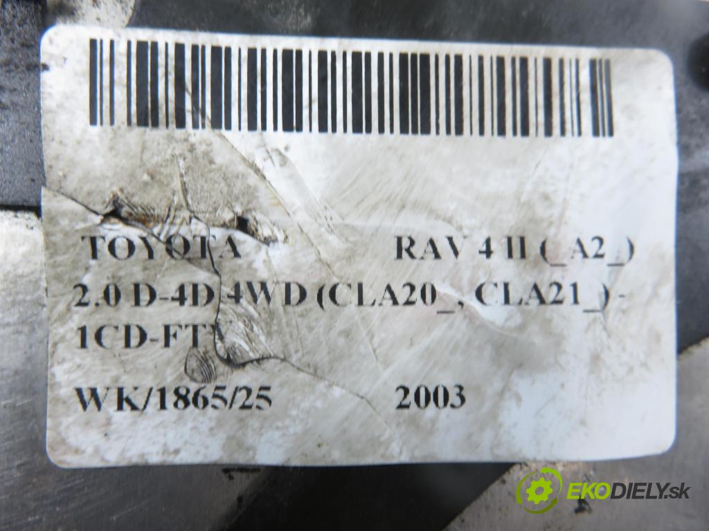 TOYOTA RAV 4 II (_A2_) SUV 2003 85,00 2.0 D-4D 4WD 116 - 1CD-FTV 1995,00 Riadiaca jednotka vstreku 1310001041 ; 8987120030