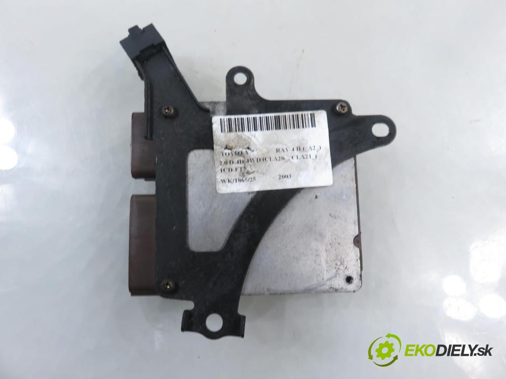 TOYOTA RAV 4 II (_A2_) SUV 2003 85,00 2.0 D-4D 4WD 116 - 1CD-FTV 1995,00 Riadiaca jednotka vstreku 1310001041 ; 8987120030