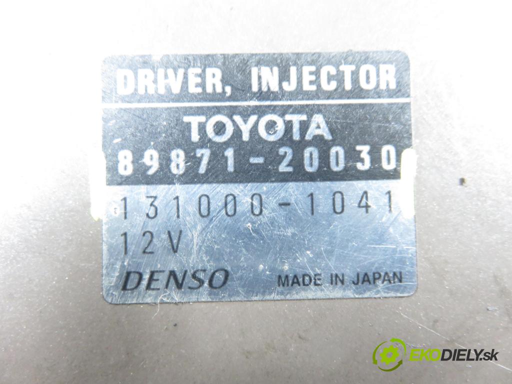 TOYOTA RAV 4 II (_A2_) SUV 2003 85,00 2.0 D-4D 4WD 116 - 1CD-FTV 1995,00 Riadiaca jednotka vstreku 1310001041 ; 8987120030