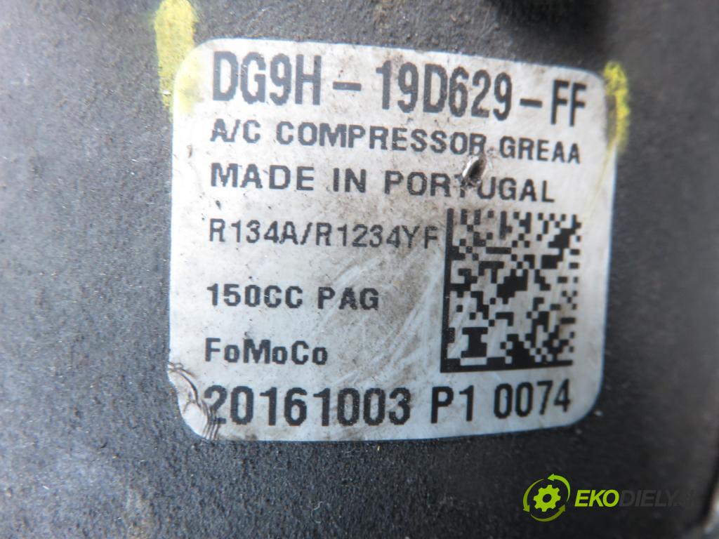 FORD S-MAX II (CJ, WA6) MINIVAN 2016 132,00 2.0 TDCi 180 - T8CJ 1997,00 KOMPRESOR: klimatizace DG9H19D629FF (Kompresor klimatizace)