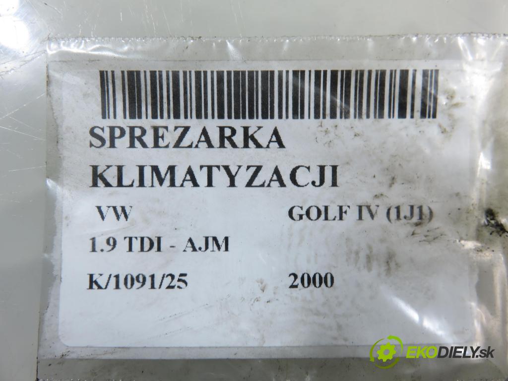 VW GOLF IV (1J1) HB 2000 85,00 1.9 TDI - AJM 1896,00 KOMPRESOR: klimatizácie  (Kompresor klimatizácie)