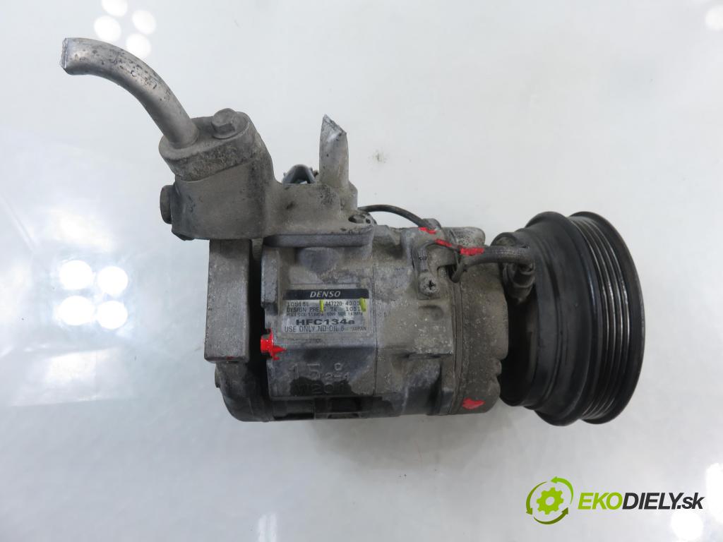 TOYOTA RAV 4 II (_A2_) SUV 2003 85,00 2.0 D-4D 4WD 116 - 1CD-FTV 1995,00 KOMPRESOR: klimatizace 4472204303 (Kompresor klimatizace)