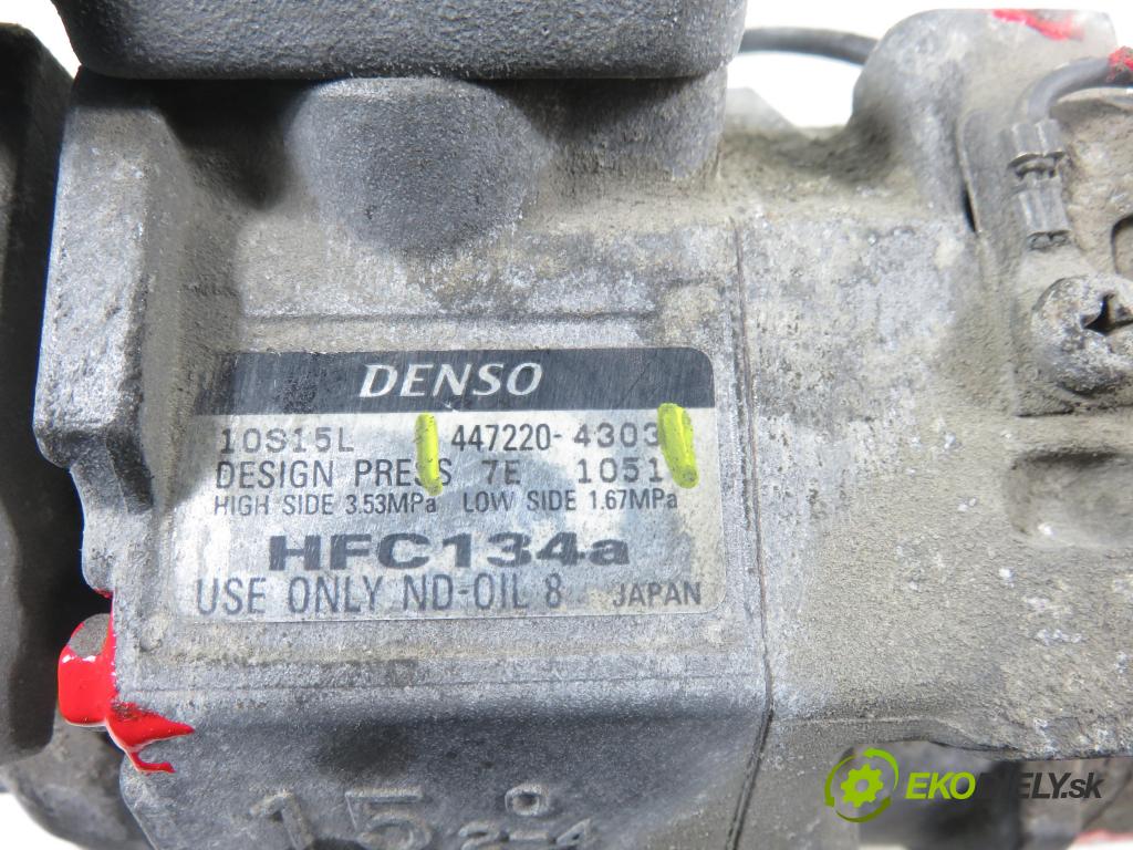 TOYOTA RAV 4 II (_A2_) SUV 2003 85,00 2.0 D-4D 4WD 116 - 1CD-FTV 1995,00 KOMPRESOR: klimatizace 4472204303 (Kompresor klimatizace)