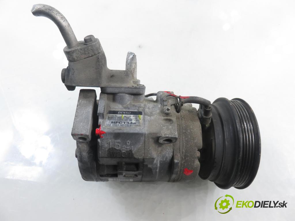 TOYOTA RAV 4 II (_A2_) SUV 2003 85,00 2.0 D-4D 4WD 116 - 1CD-FTV 1995,00 KOMPRESOR: klimatizace 4472204303 (Kompresor klimatizace)