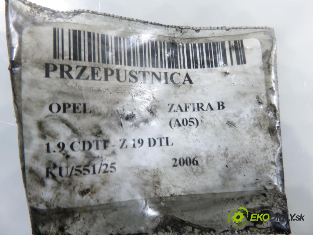 OPEL ZAFIRA B (A05) MINIVAN 2006 74,00 1.9 CDTI 8V 101 - Z 19 DTL 1910,00 Škrtiaca klapka 48CPD1 ; 48CPD1E (Škrtiaca klapka)