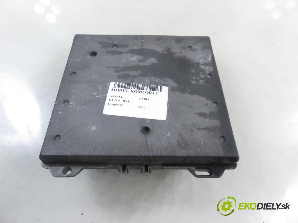 SKODA FABIA I (6Y2) SEDAN 2007 51,00 1.4 TDI - BNM 1422,00 MODUL komfortu 6Q2937049F ; 5WK48218