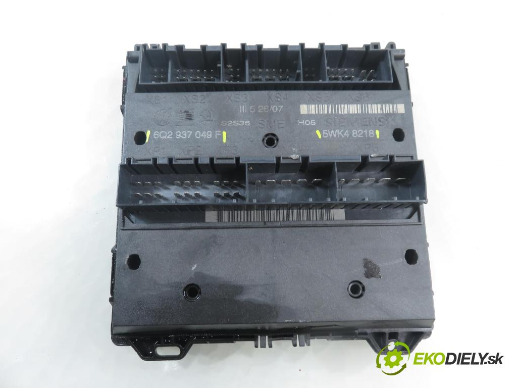 SKODA FABIA I (6Y2) SEDAN 2007 51,00 1.4 TDI - BNM 1422,00 MODUL komfortu 6Q2937049F ; 5WK48218